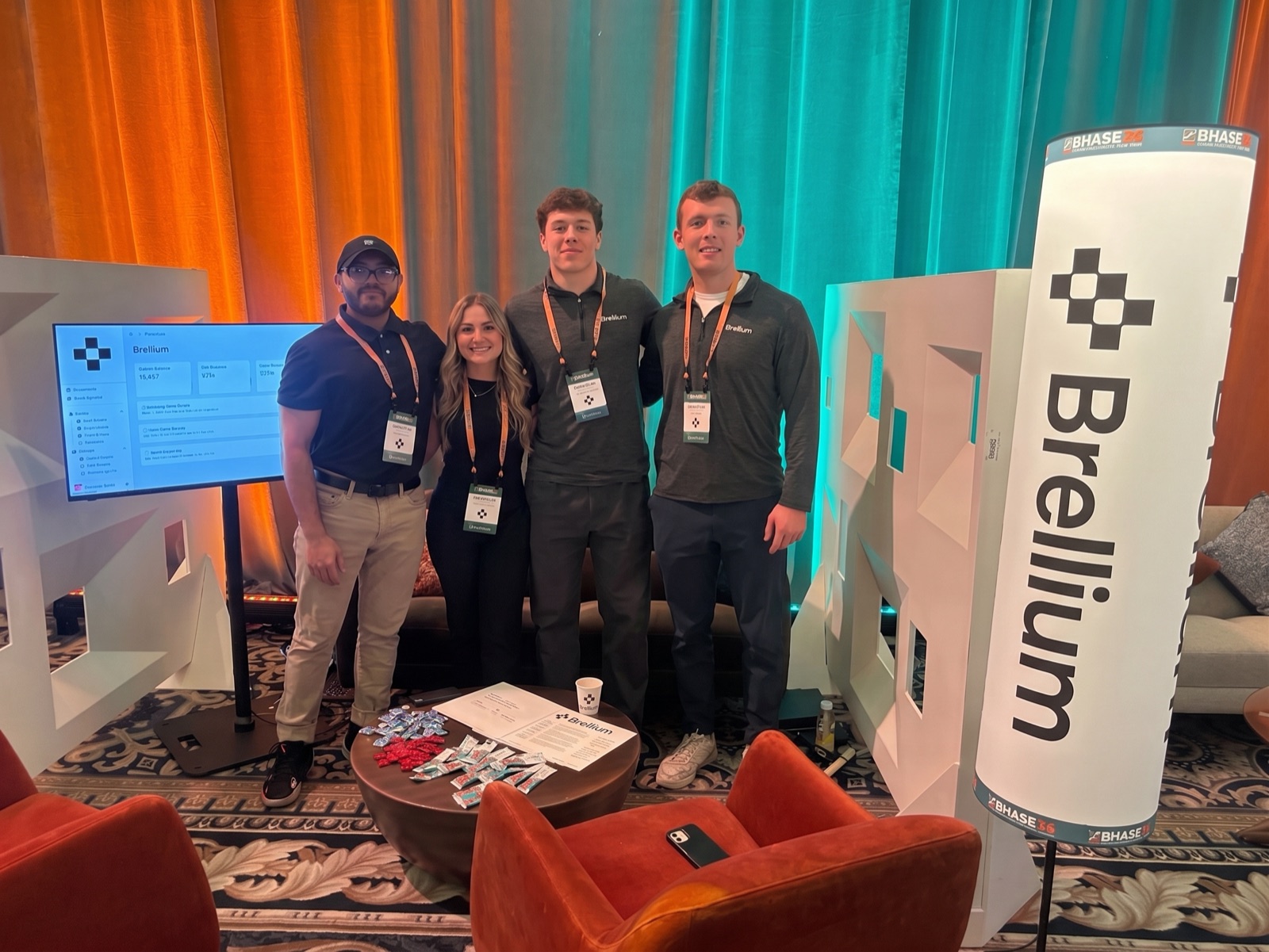 Brellium team at conference