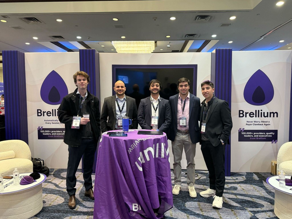 Brellium team at conference