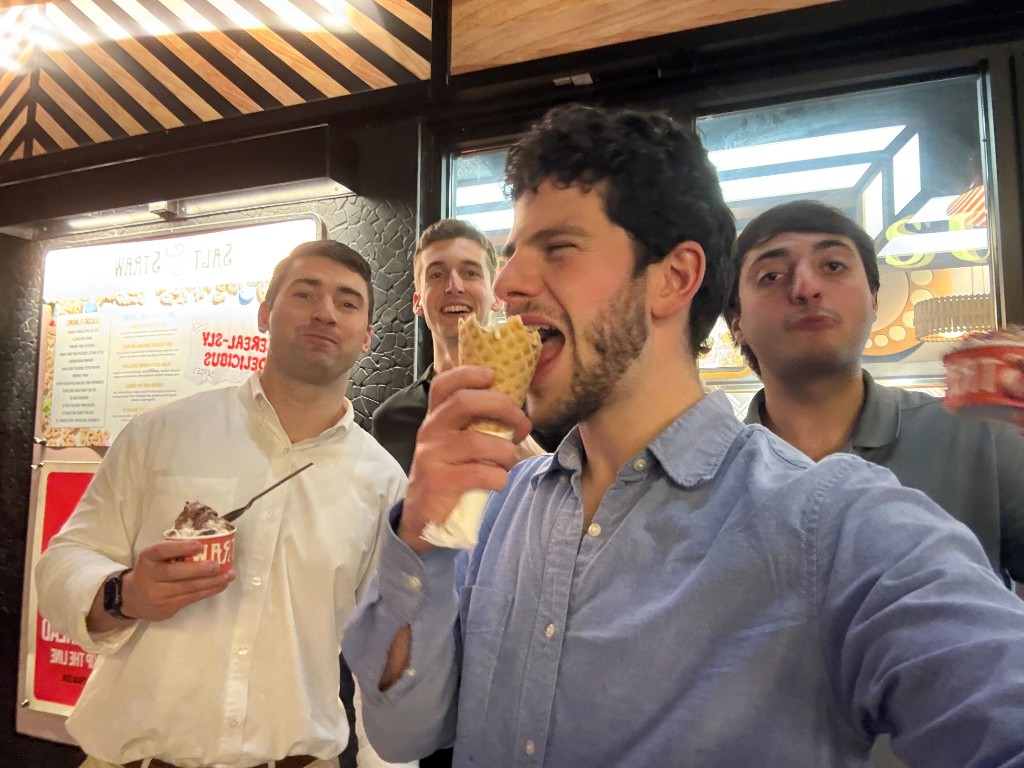 Brellium team ice cream